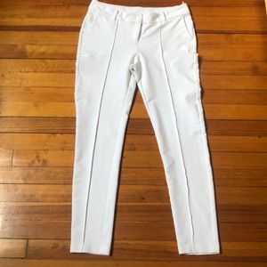 Soft white stretchy pants NWOT